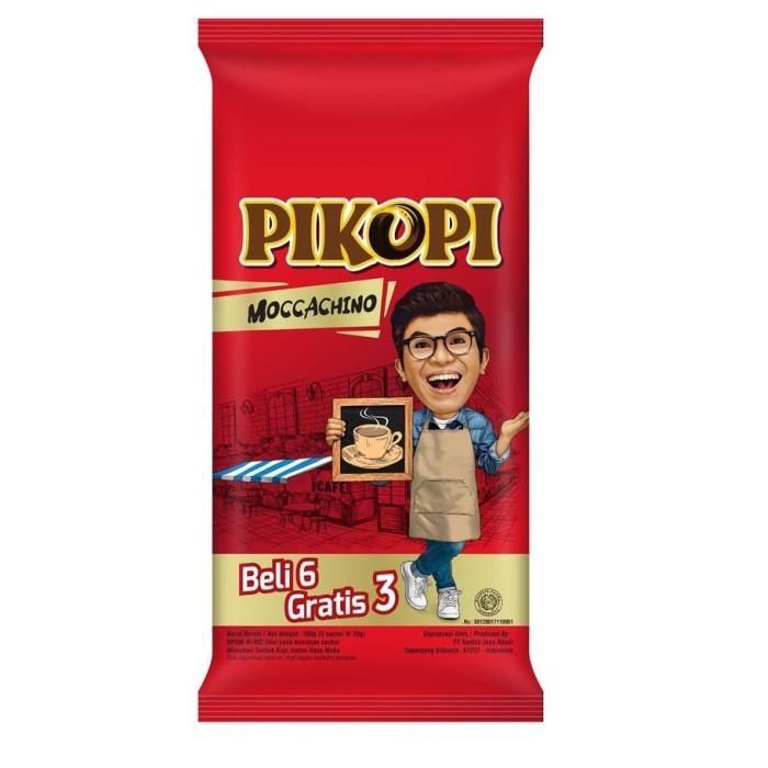 

New Item PIKOPI MOCCACHINO BAG 180G (9 X 20G)