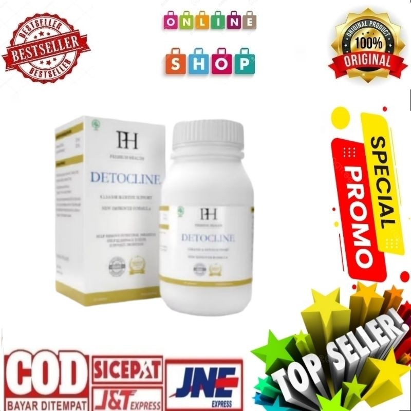 (Terlaris) Obat DETOCLINE Asli Detoc Line Original Pembasmi parasit corona
