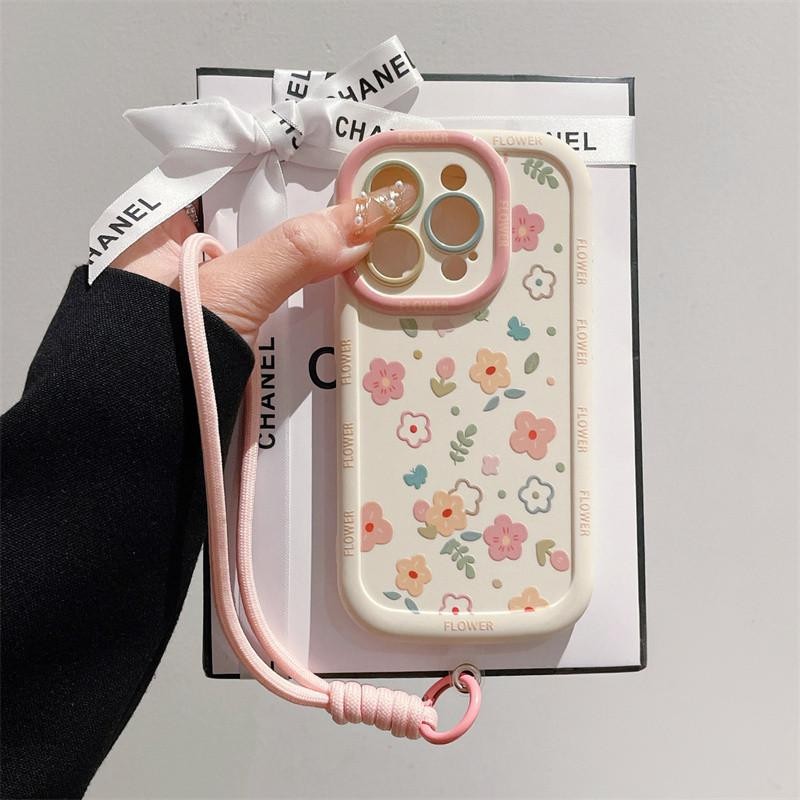 Case OPPO bunga yang indah Casing ponsel cocok untuk A3S/A15/A16/A17/A9/A94/A53/A54/A55/A57/A7/A74/A