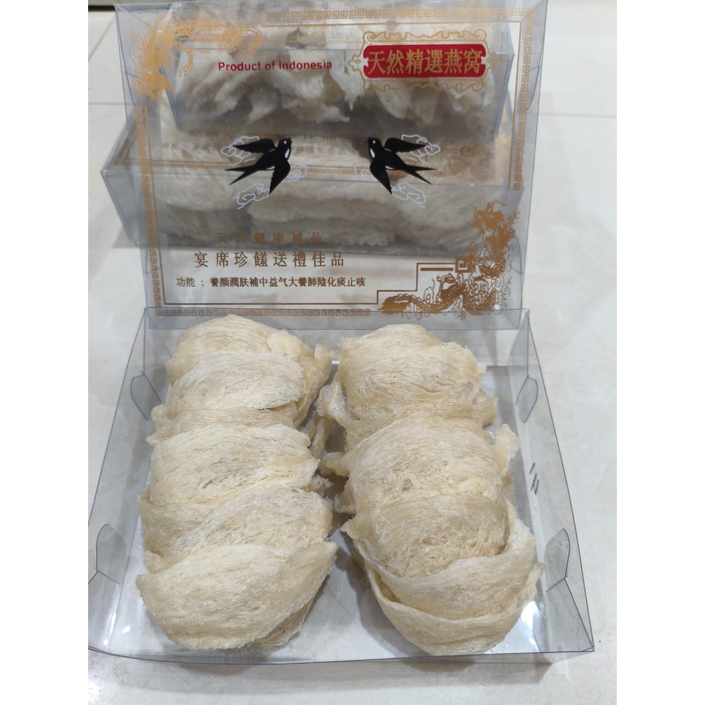 

Sarang Burung Walet Bersih Yenwo Asli Mangkok / Daun / Serat Kualitas Export harga Per Gr Birdnest 100% Halal Yen wo