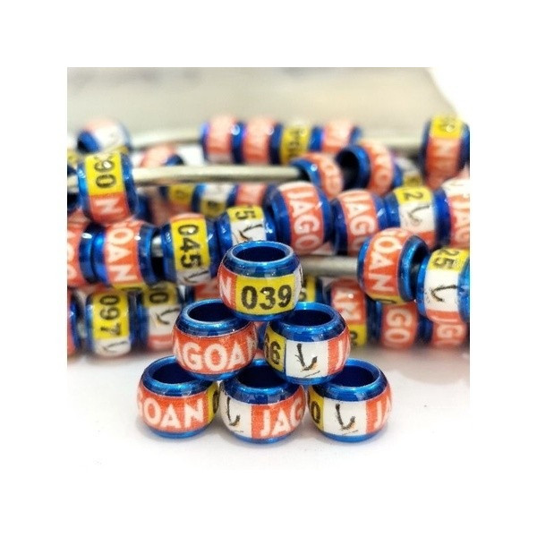 RING BURUNG SUDAH TERCETAK NAMA  MURAI BATU LOVEBIRD