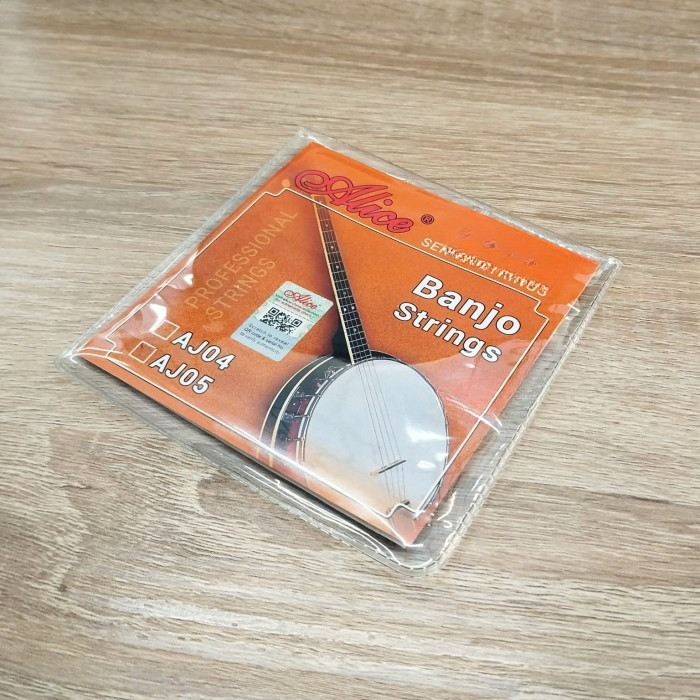 Senar Banjo Alice Stainless / Banjo Strings AJ05 Stainless Steel SET 5 String