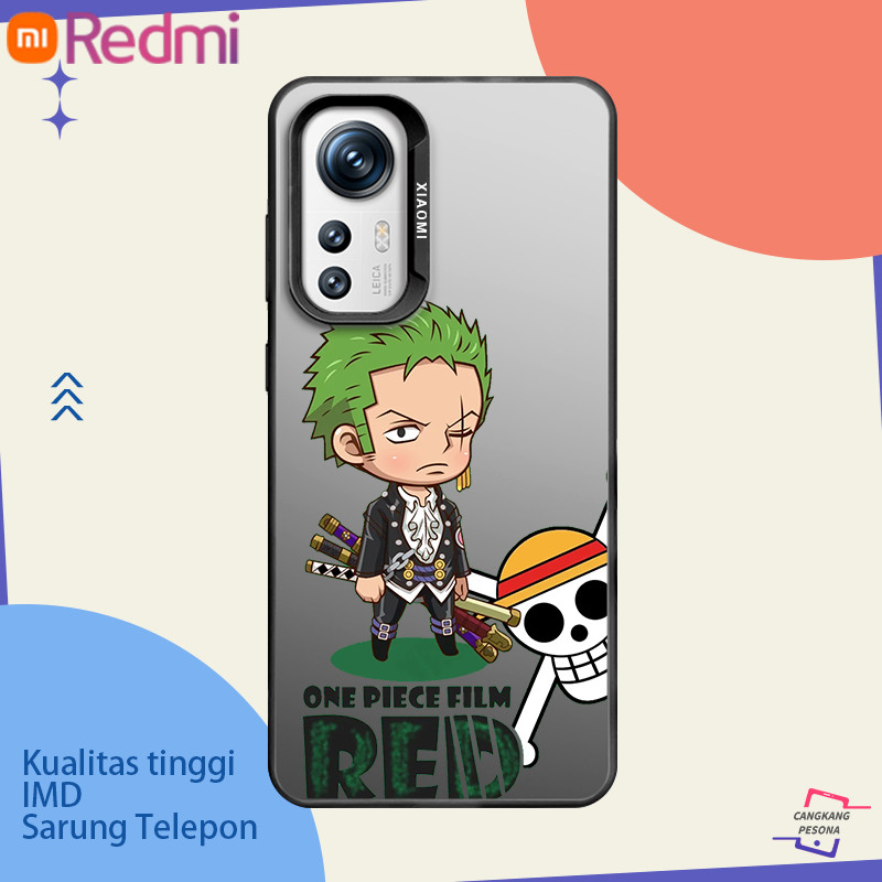 Anime berdarah panas "One Piece" versi Q dari Zoro Casing For Redmi 10 12 13 C Redmi A1 3 Redmi Note