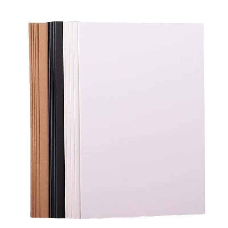 

A3/A4 5 Pcs High Quality Hard Kraft Paper DIY Handmake Card Making Craft Paper Thick Paperboard Black/Brown/White Cardboard