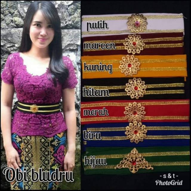 NEW selendang obi beludru |Selendang obi bali | selendang bunga | selempot