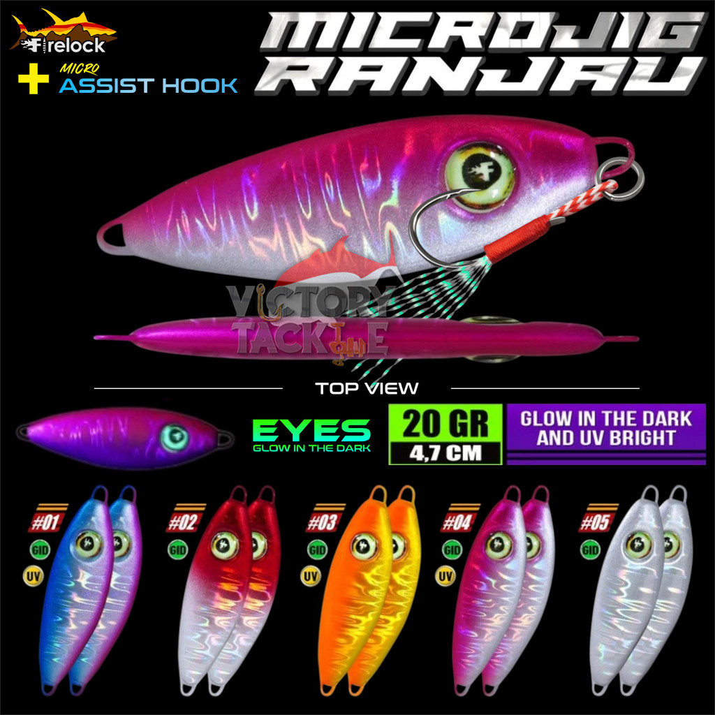 UMPAN PANCING metal jig MICRO JIG FIRELOCK RANJAU 20 GRAM