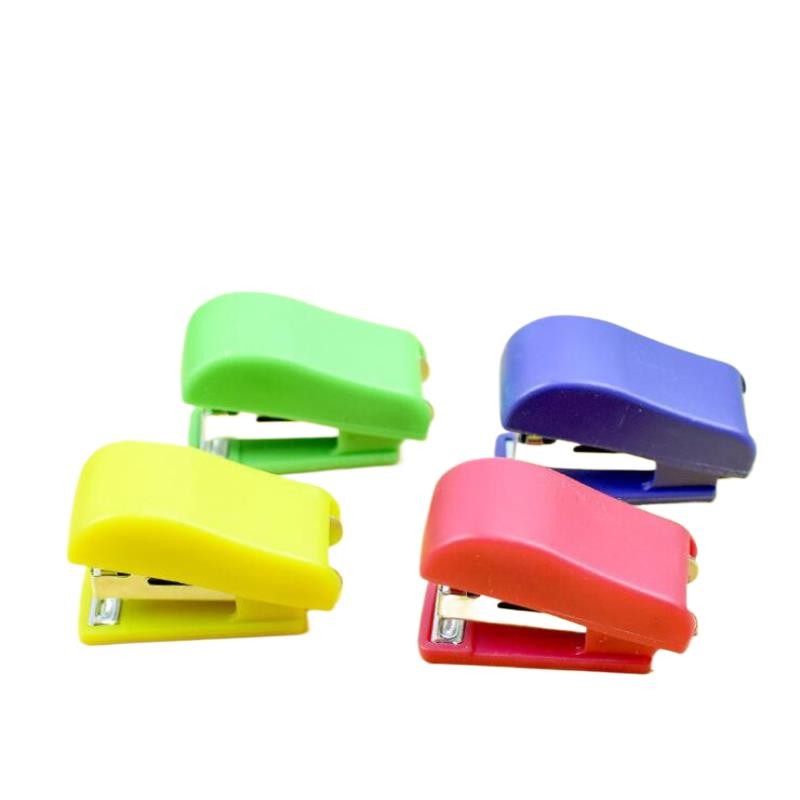 

1 Pack Mini Staplers With Staple, Hand Held Small Staplers, Compact Office Stapler, Cute Tiny Desk Stapler For Office Stationery