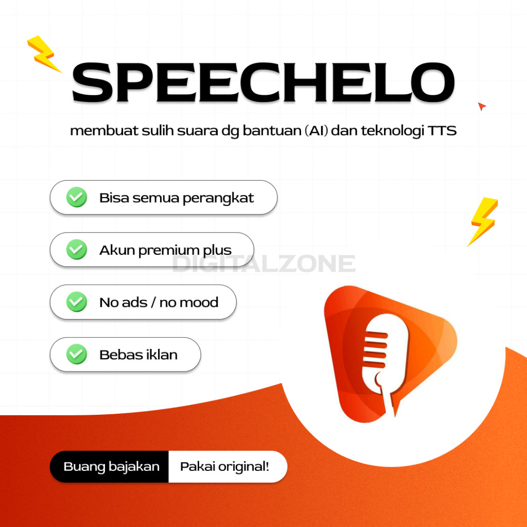 SOFTWARE TEXT TO SPEECH INDONESIA MULTI LANGUAGE BISNISHACK TOOLS YOUTUBE SOSMED TERBARU