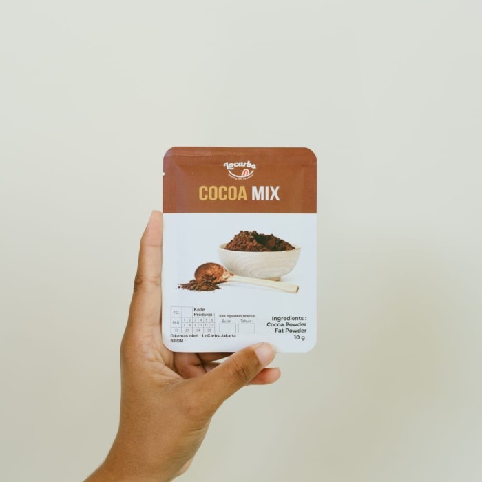 

Cocoa Mix Instant Keto Friendly 1Pack Isi 5 Pcs Sehat