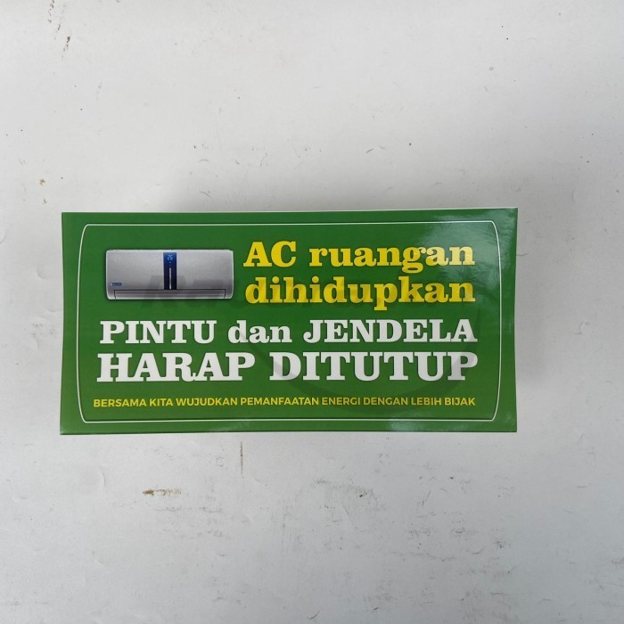 

Stiker Vinyl - Tutup Jendela Saat AC Dihidupkan