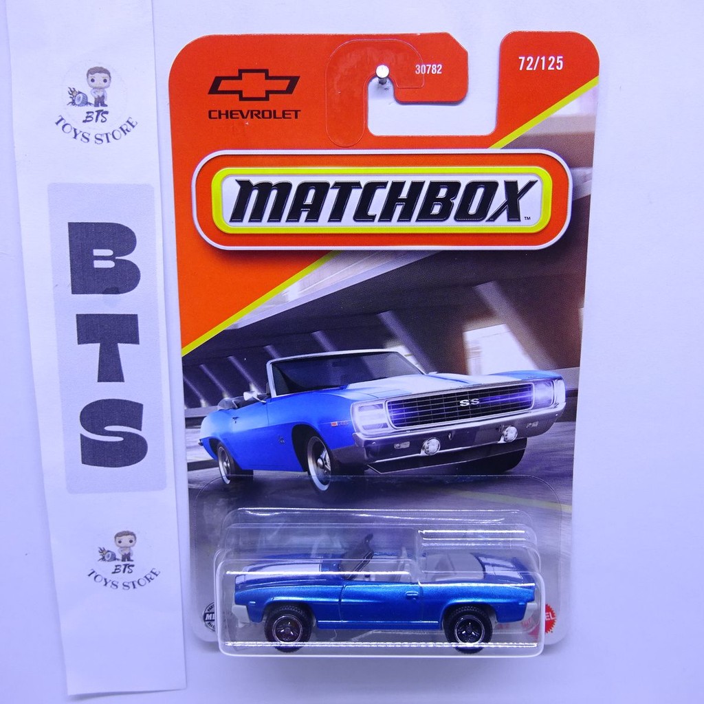 Matchbox 1969 Camaro SS 396 Biru