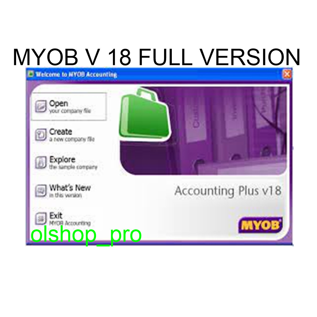 MYOB Accounting V 18