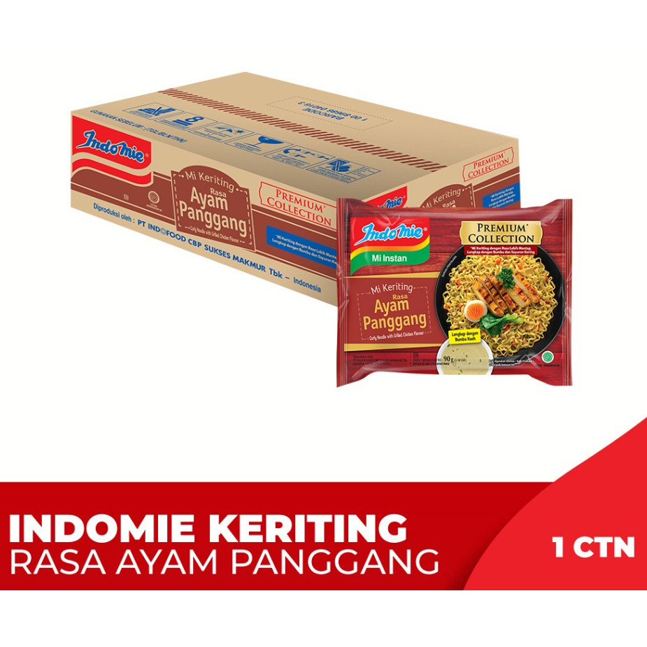 

1 Ctn - Indomie Keriting Rasa Ayam Panggang - indofood