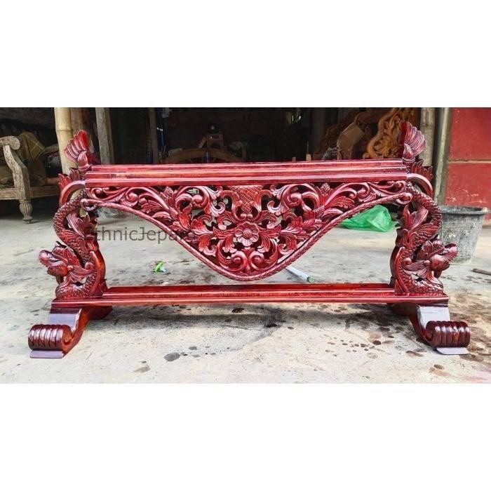 

jagrak Pusaka isi 9 ukir nagaa alusan finishing Kayu Jati Termurah Seindonesia EJ32423