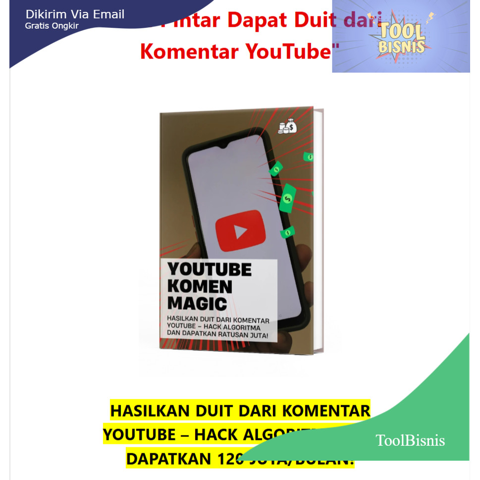 Youtube Komen Magic - HACK ALGORITMA DAN DAPATKAN 120 JUTA/BULAN CUMA DARI KOMENTAR VIDEO ORANG
