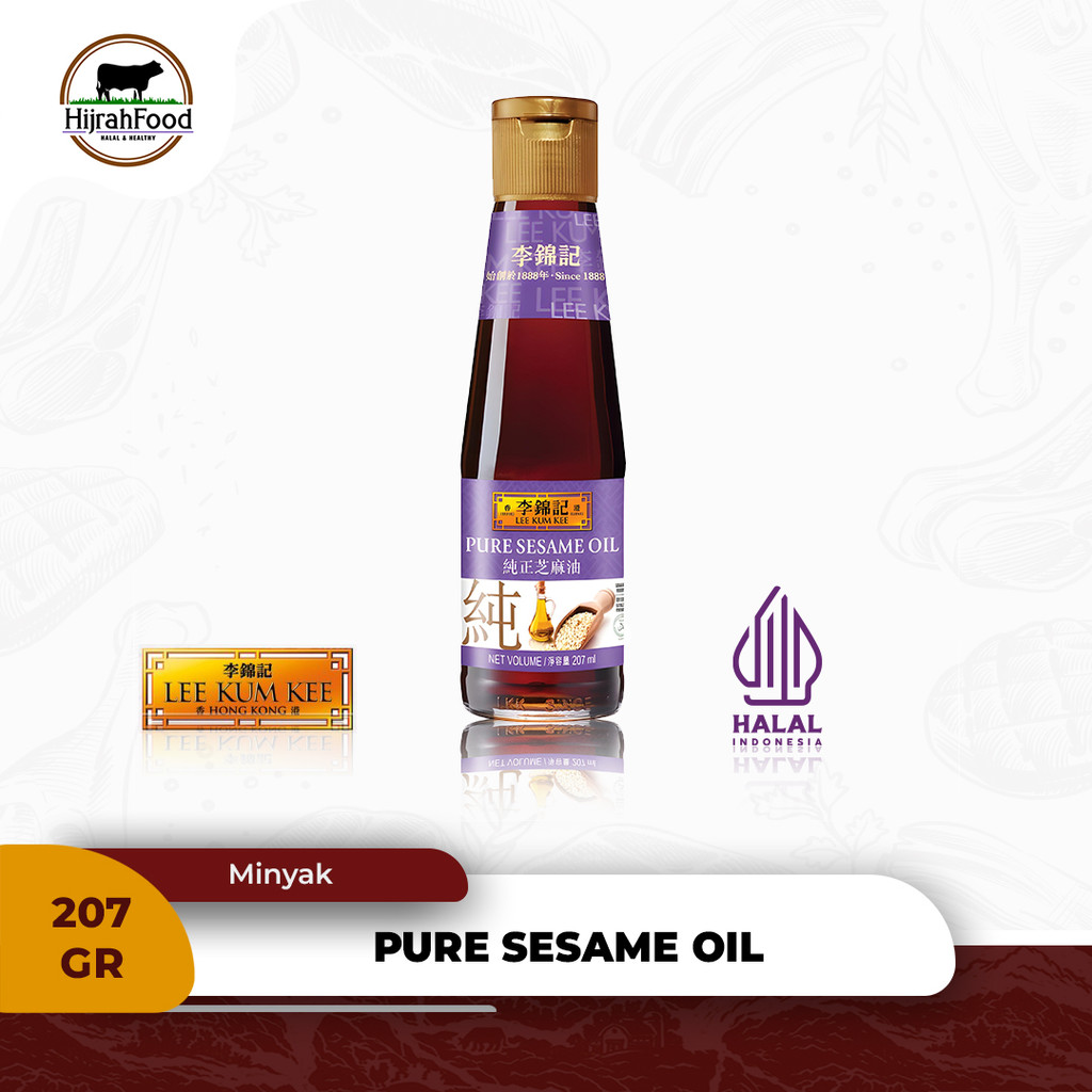 

Lee Kum Kee Pure Sesame Oil | Minyak Wijen Murni Masak (207 ml)