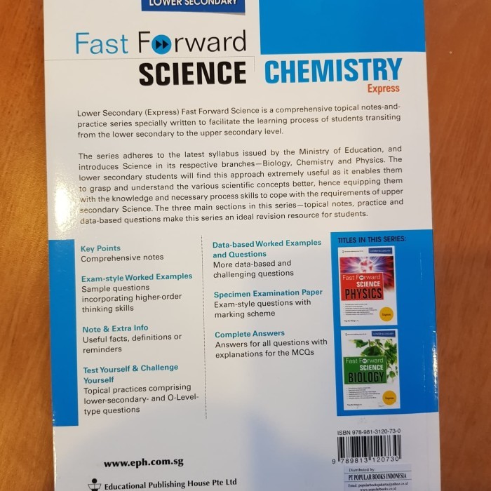 

Lower Secondary Express Fast Forward Science - Chemistry