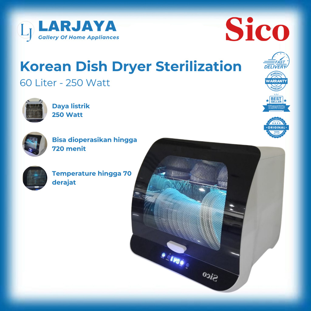 Korean Drying Sterilization Cabinet Sico DD-321 | 250 Watt - 60 Liter