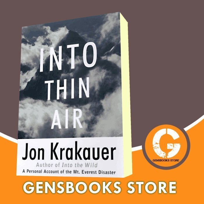 Buku Into Thin Air Jon Krakauer
