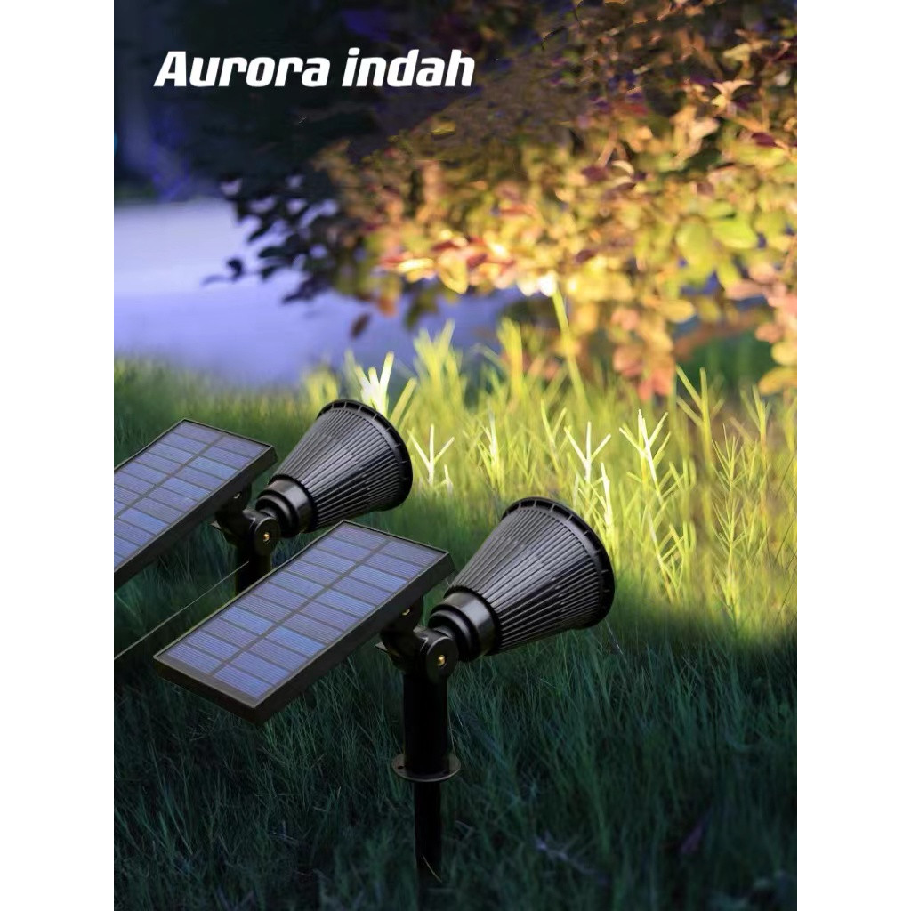 Lampu Led Tenaga Surya, Lampu Sorot Luar Ruangan Led Tenaga Surya, Anti Air, Kontrol Lampu Lantai, L