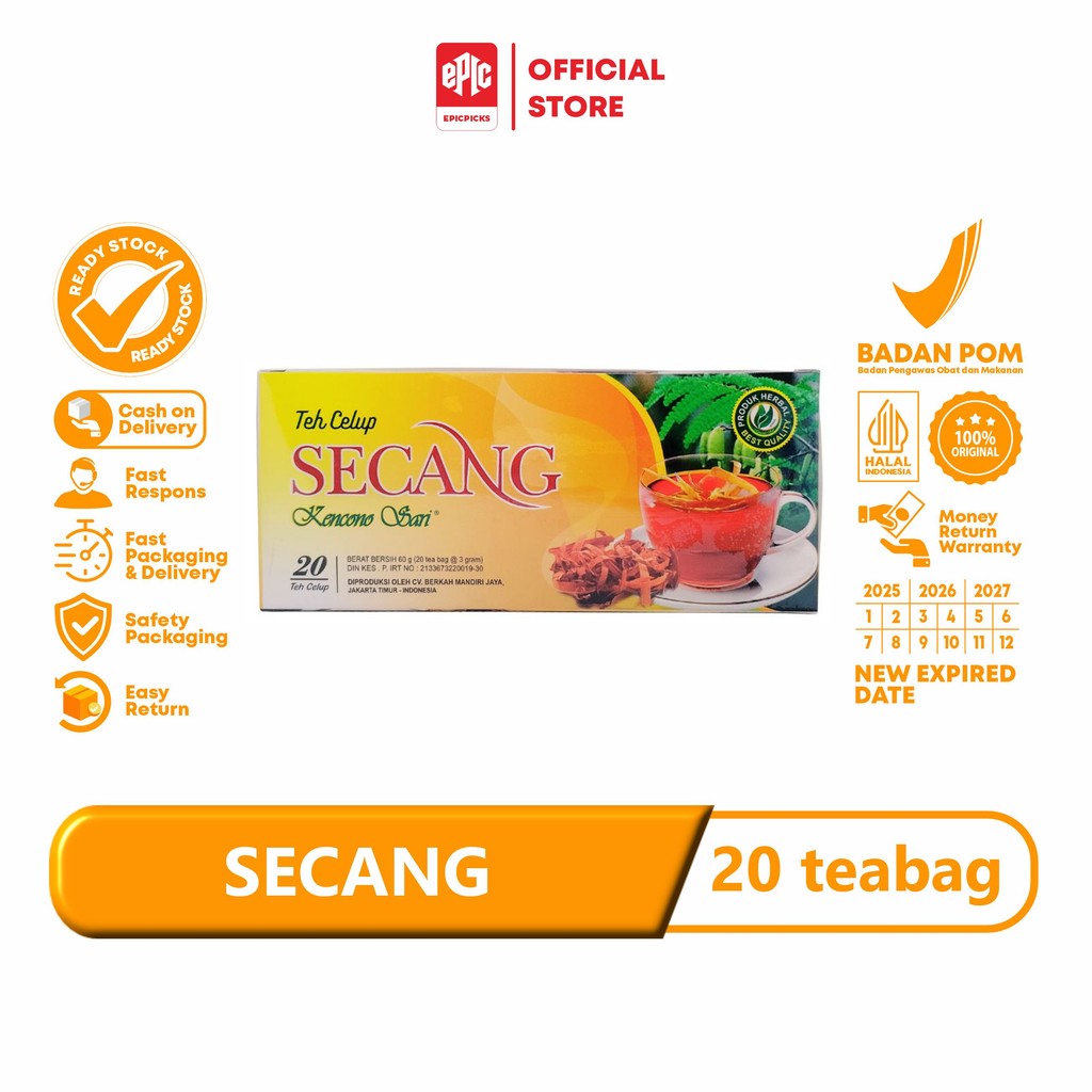 

Teh Kayu Secang Kencono Sari isi 20 teabag