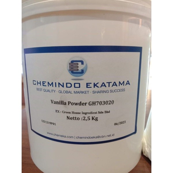 

Vanilla Bubuk GH (Green House )20 Gram Repack Vanilla Bubuk Aroma Susu