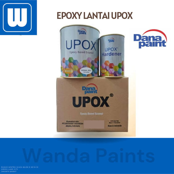 

Cat Lantai Epoxy UPOX Dana Paint - Floor Coatings - Blue Tile - Clear