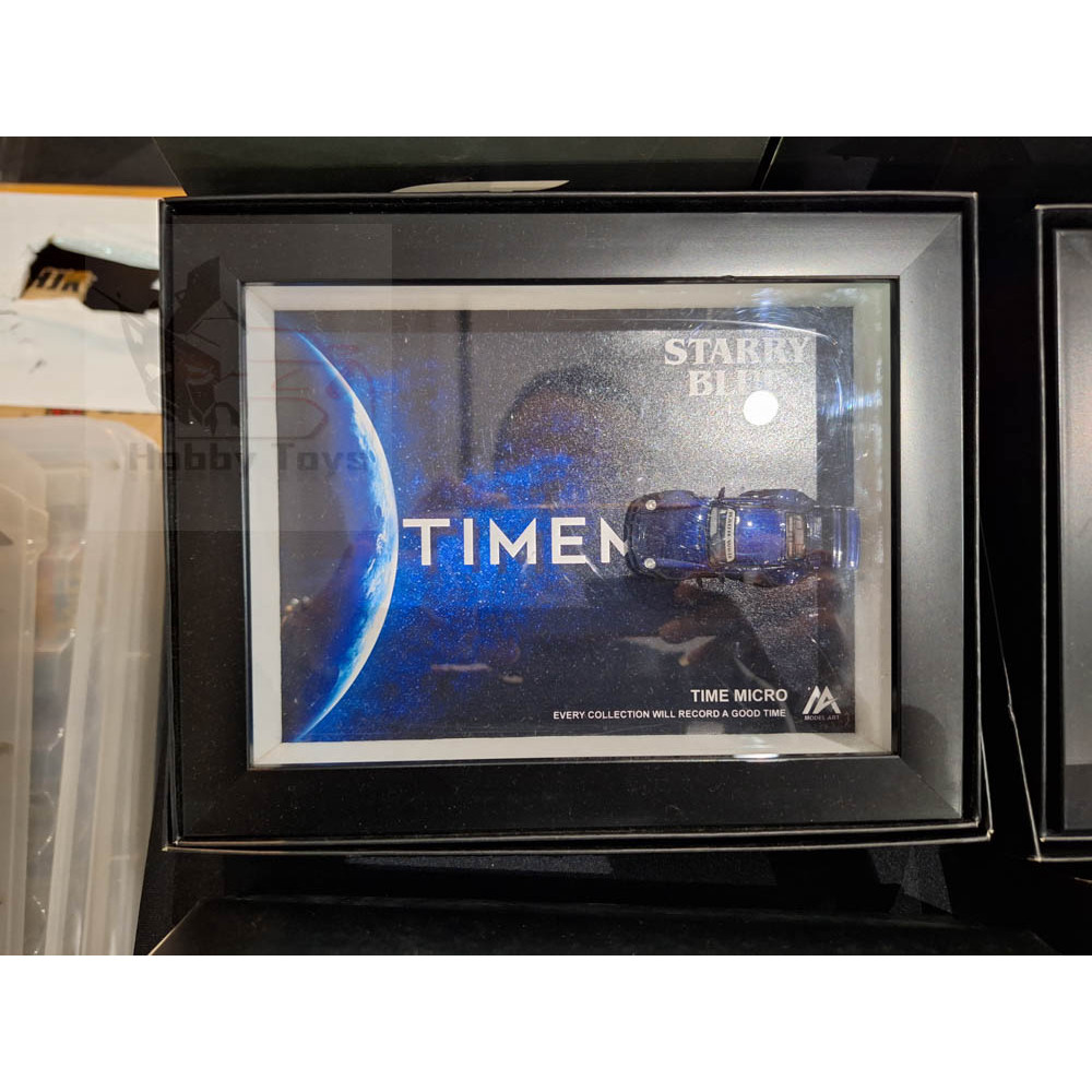 Modern Art | TIME MICRO 1/64 PORSCHE RAUH-WELT RWB 993 Starry Blue With Frame