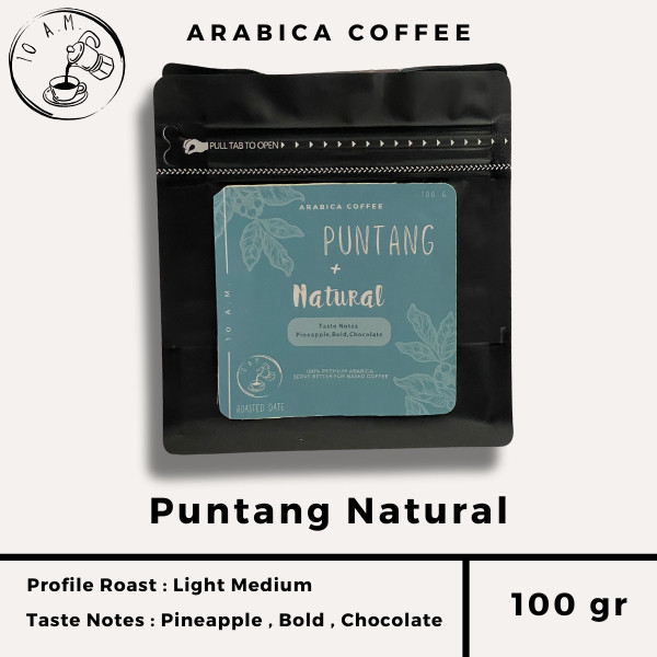 

10AM Roastery - Kopi Arabika Puntang Natural (100 Gr)