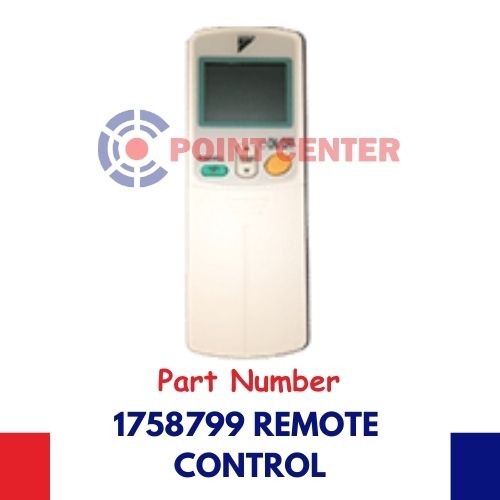 TERLARIS 1758799 REMOTE CONTROL UNIT FTC60NV14 FTC50NV14  / Sparepart Daikin Original