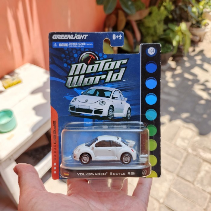 Greenlight Motor World Volkswagen Beetle RSi VW Miniscale 1/64 Miniatur Mainan Diecast