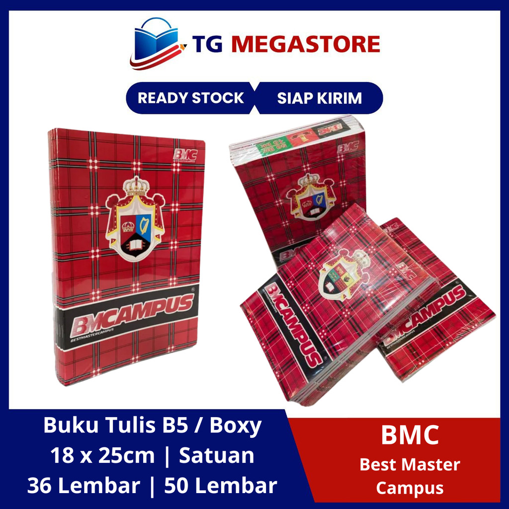 

Buku Tulis BMCampus / BMC Boxy Satuan Murah