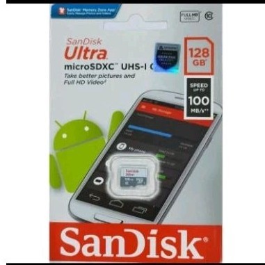 MEMORY CARD SANDISK ULTRA 128 GB KARTU MEMORI