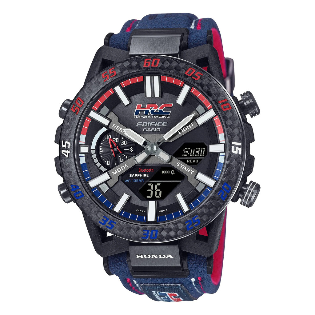 Promo Original Casio Edifice ECB-2000HR-1ADR Jam Tangan Pria Solar ECB2000 Honda Limited Edition ECB