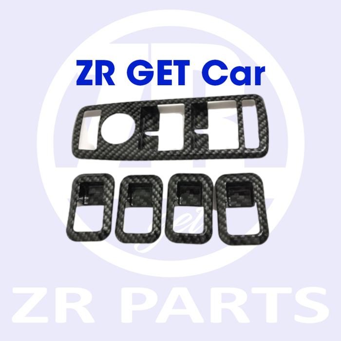 cover panel swicth power windows mercedes benz w204 w212 w218 carbon