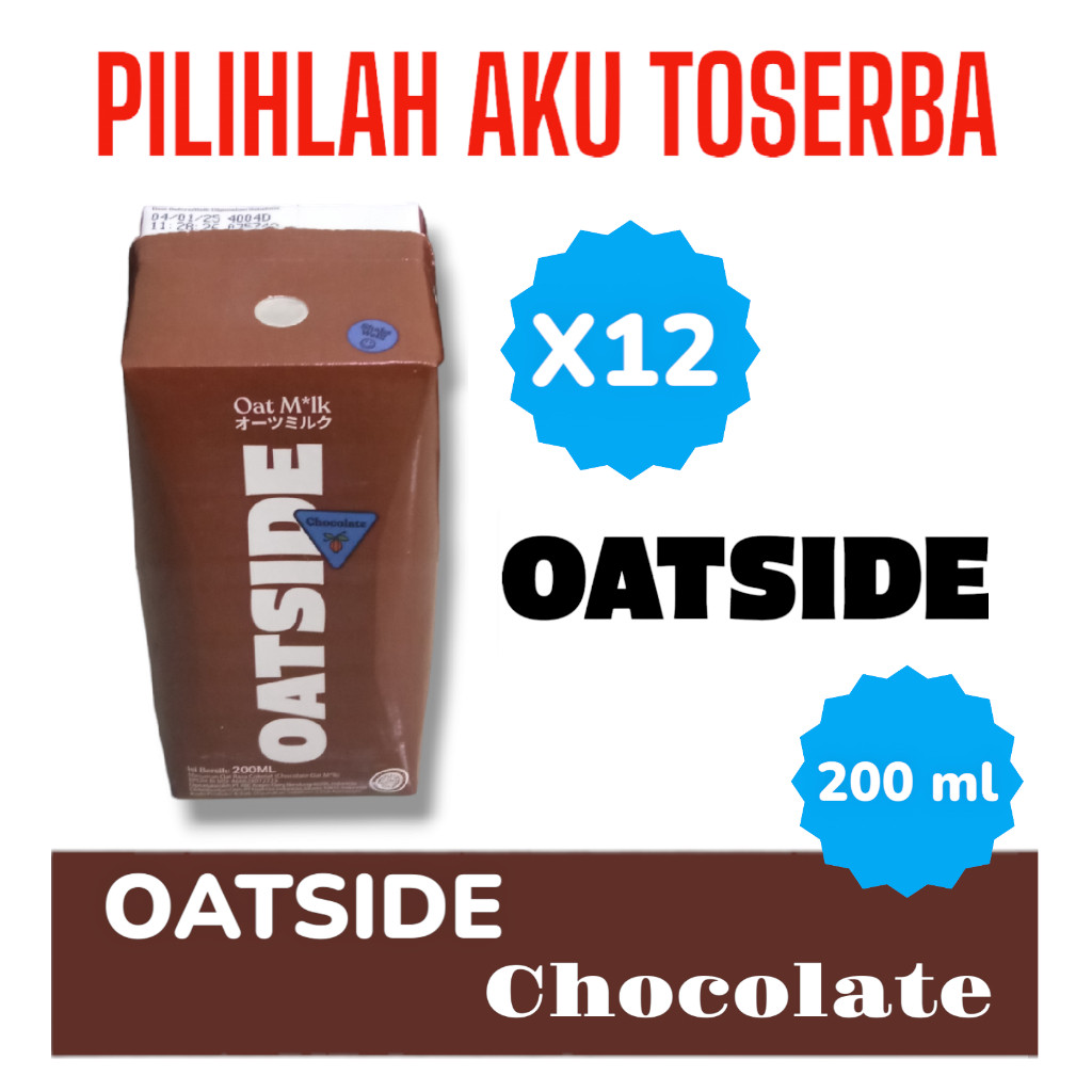 

OATSIDE CHOCOLATE SEDOTAN Susu Oat Milk 200ml - ( HARGA 12 PCS )