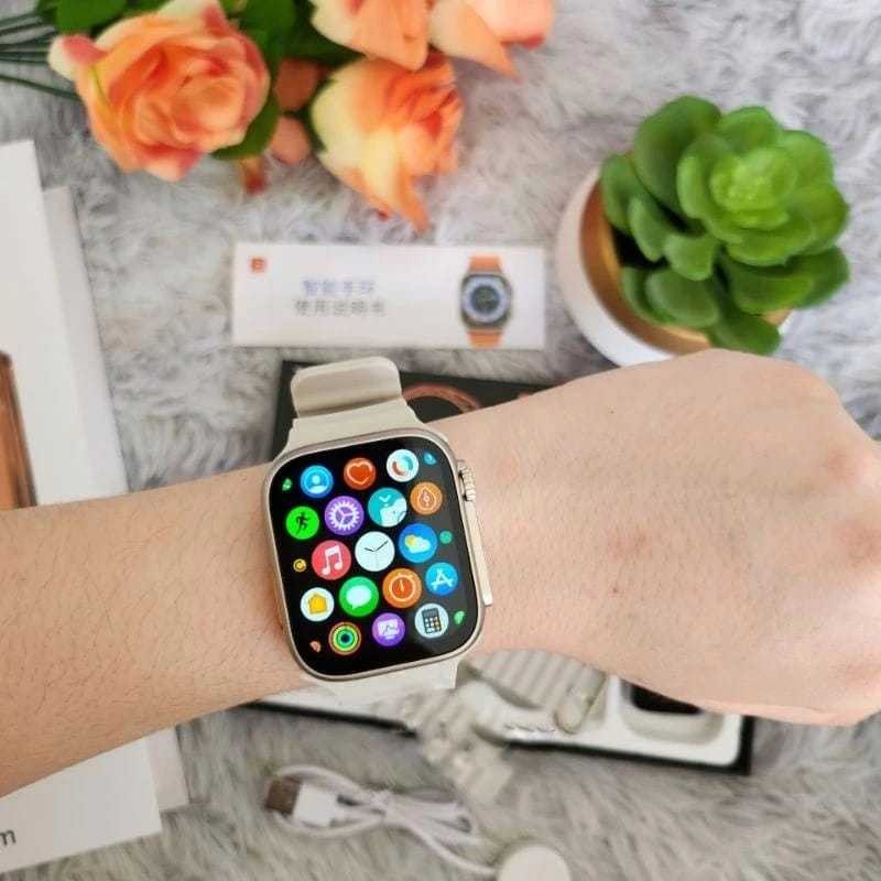 (BISA COD) ORIGINAL SMARTWATCH T800 SERIES 8 T800 ULTRA Terlaris