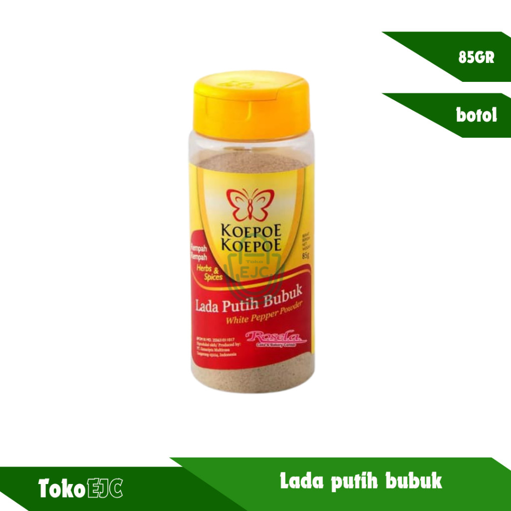

[EJC] Koepoe Koepoe Lada Putih Bubuk Botol 85GR