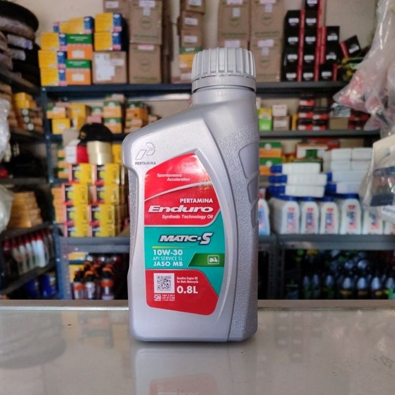 OLI ENDURO MATIC-S 10W-30 0,8L / OLI MESIN MOTOR / OLI MESIN PERTAMINA / OLI ENDURO ASLI / OLI MESIN