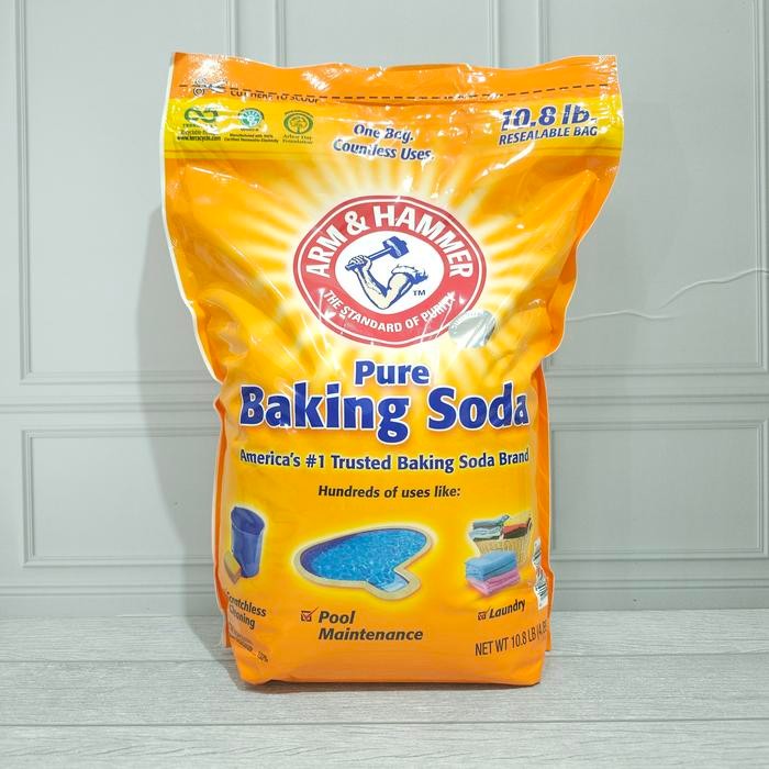 

BAKING SODA MERK Arm & Hammer Baking Soda 5.44 KG MADE IN USA 5.44KG - 4.89kg