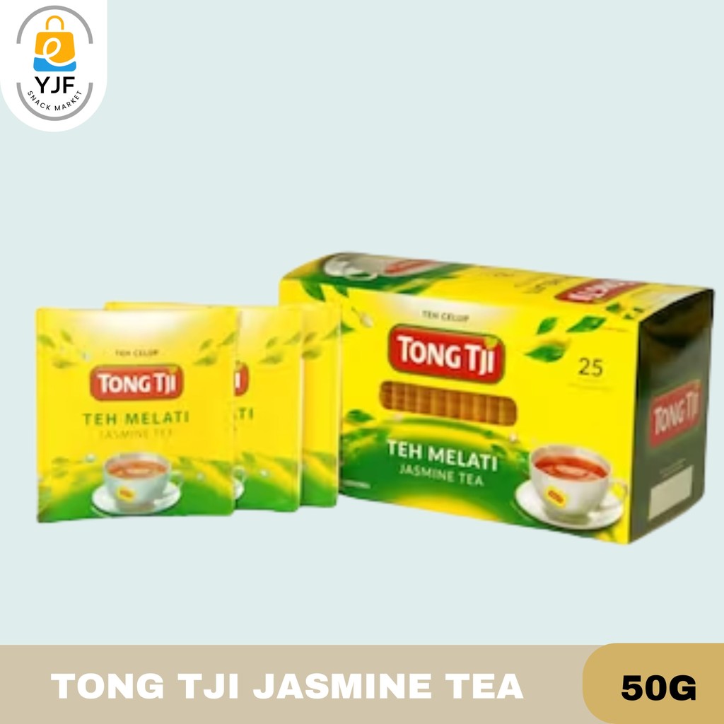 

Tong Tji Jasmine Tea / Teh Melati / Teh Celup Dengan Amplop 50g isi 25 Bag