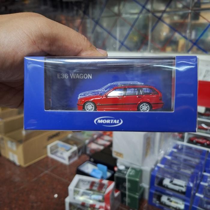 LP2155 Mortal Diecast BMW E36 Touring Wagon Standard Version Red