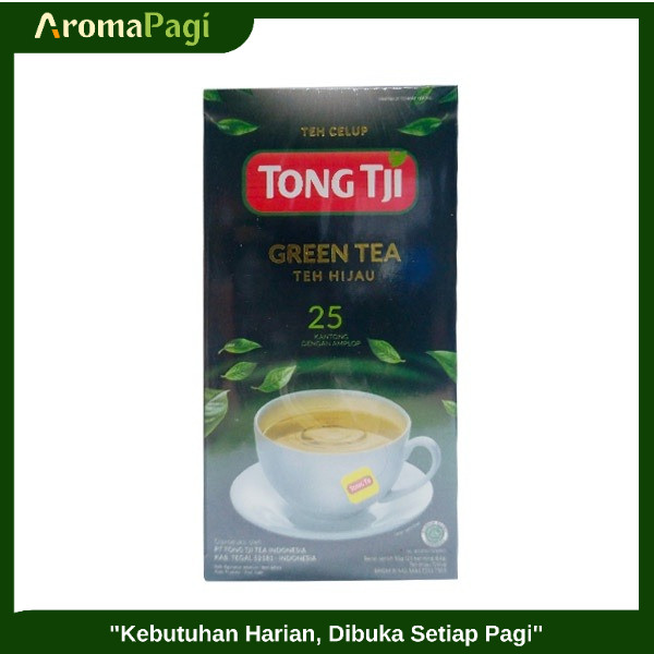 

TONG TJI TEA GREEN CELUP ISI 25 PCS X 50 GR - TEH