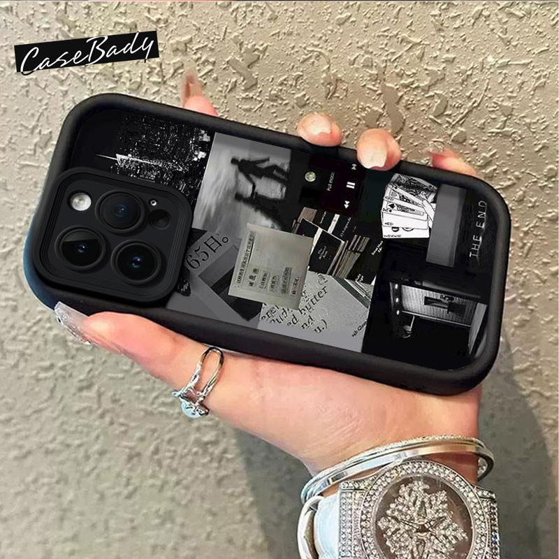 Fragmen kehidupan Untuk Case iphone 11 12 13 pro max 15 14 13 x xs xr ip 7 8 6 6s plus casing hp aes