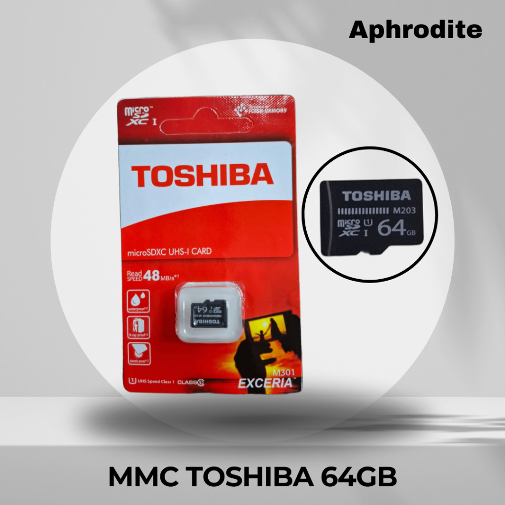 MEMORY TOSHIBA EXCERIA MICRO SDXC MEMORI 64GB