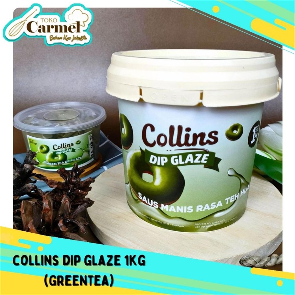 

RB Collins Dip Glaze 1kg - Topping Dipping Glaze Aneka Rasa Chocolate Coklat Strawberry Tiramisu