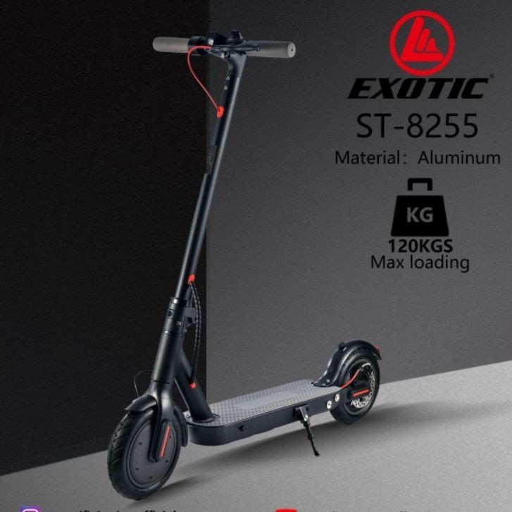 Scooter Listrik Exotic Anak dan Dewasa ST 8255 8145 Skuter Lipat Electric
