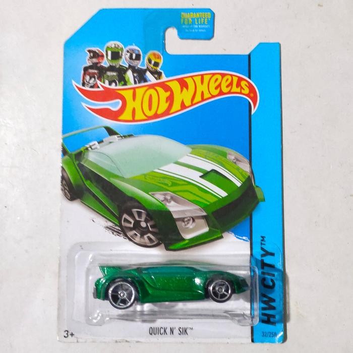TR99 Hotwheels Hot Wheels Quick N Sik hijau 2014 HW City