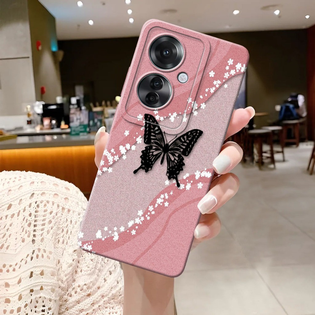 (PC04) Case Oppo Reno 11F 5G  Fashion Case Procamera Macaron Silikon TPU