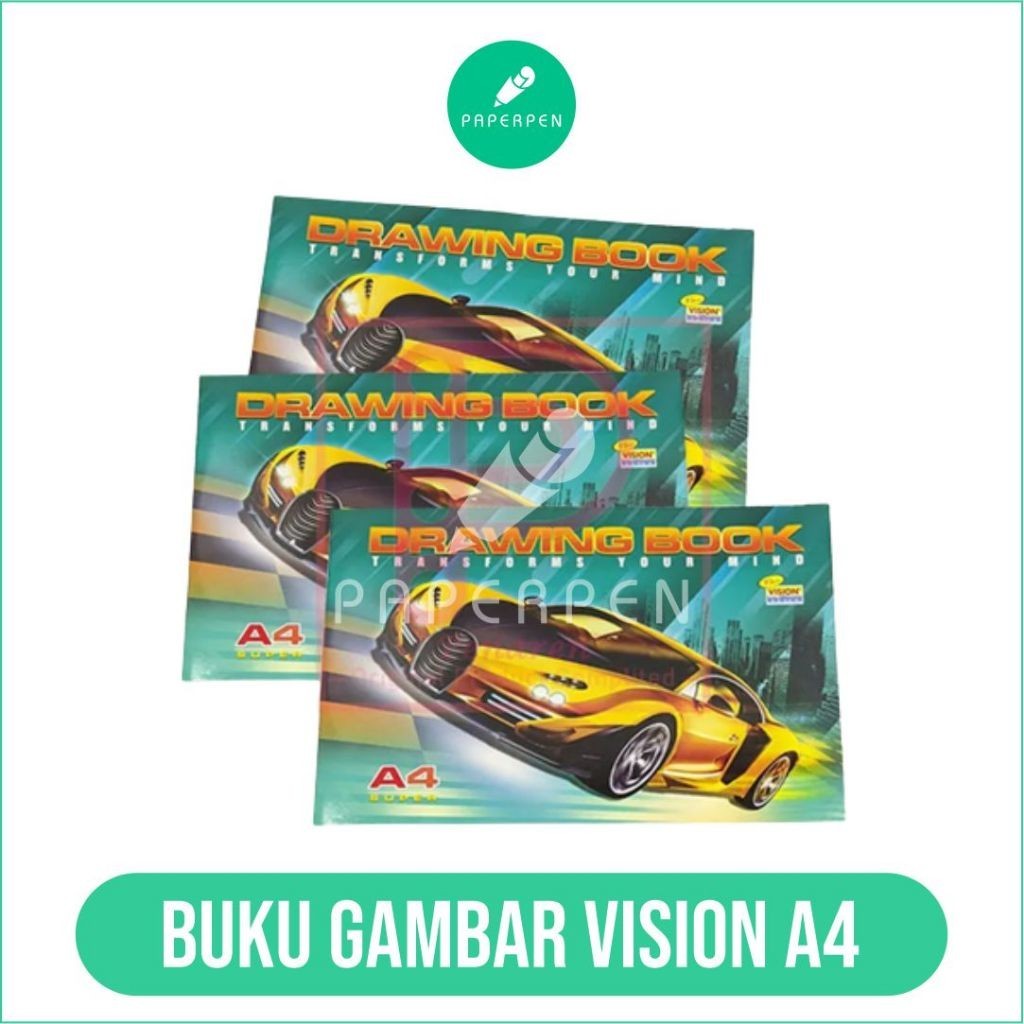 

[MS] Buku Gambar Vision A4/Buku Menggambar